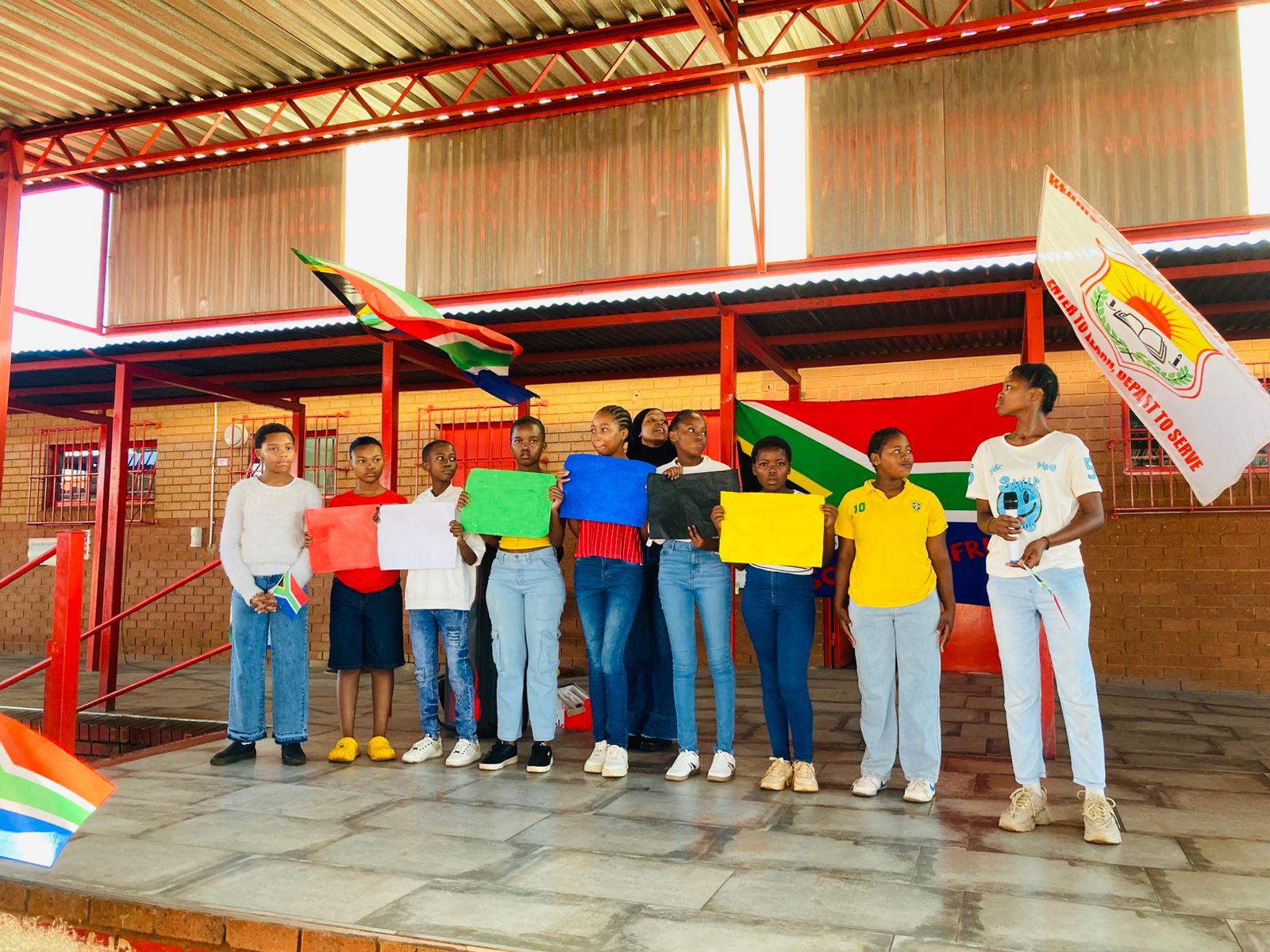 The South African Flag Da